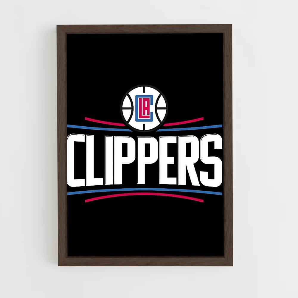 Poster Clippers Pride – affiche Basketball (vue 5)